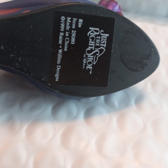 Just The Right Shoe By Raine Rio Mini Figurine 25080 - Picture 2 of 9